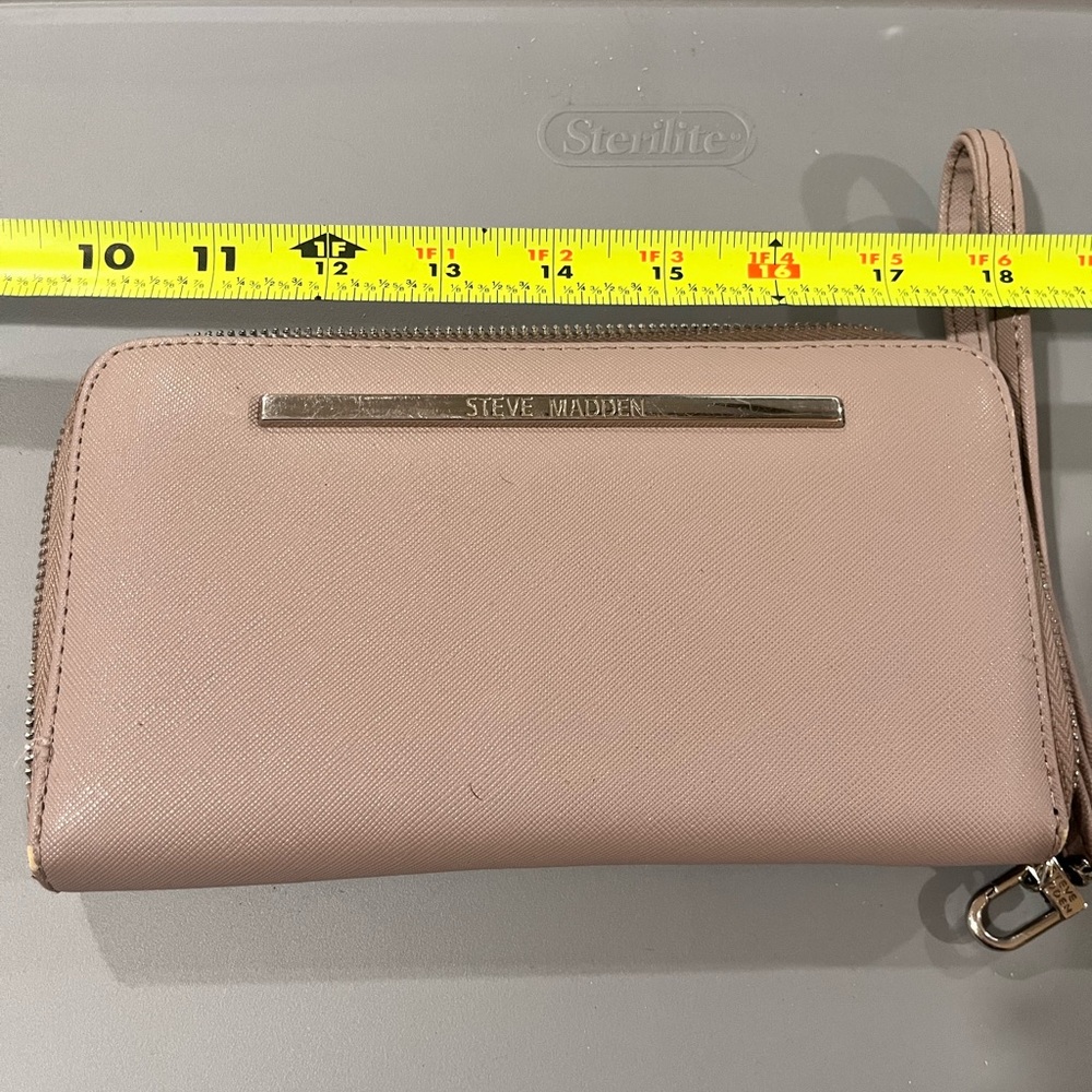 Steve Madden Blush Pink Wristlet Clutch